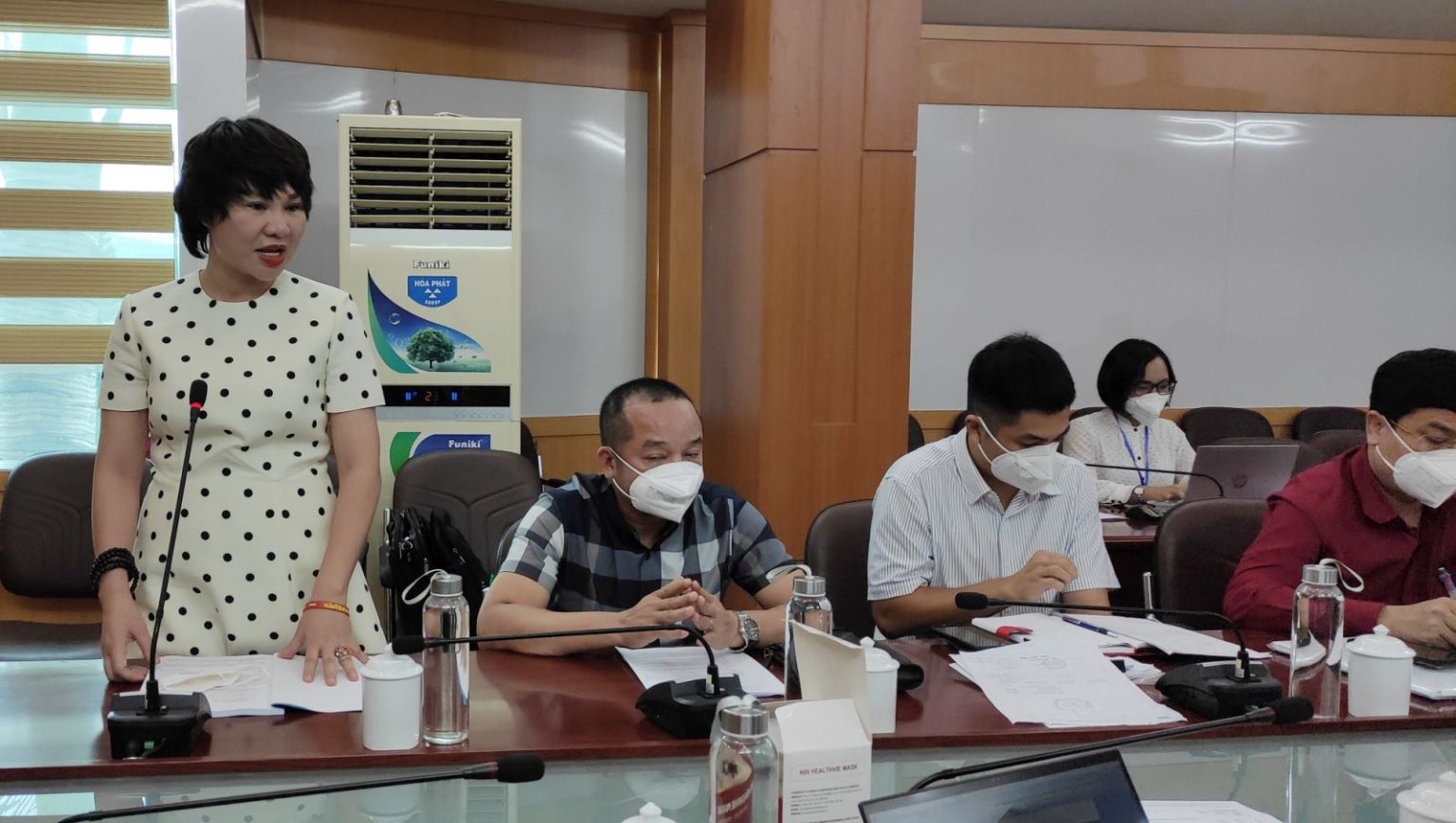 Nghe báo cáo và tháo gỡ vướng mắc trong GPMB dự án khu dân cư đô thị tại phường Trưng Vương-2