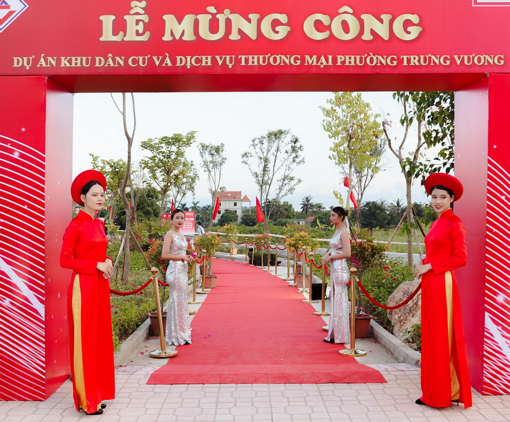 Tập đoàn Xuân Lãm tổ chức Lễ mừng công Dự án Khu dân cư và Dịch vụ thương mại phường Trưng Vương